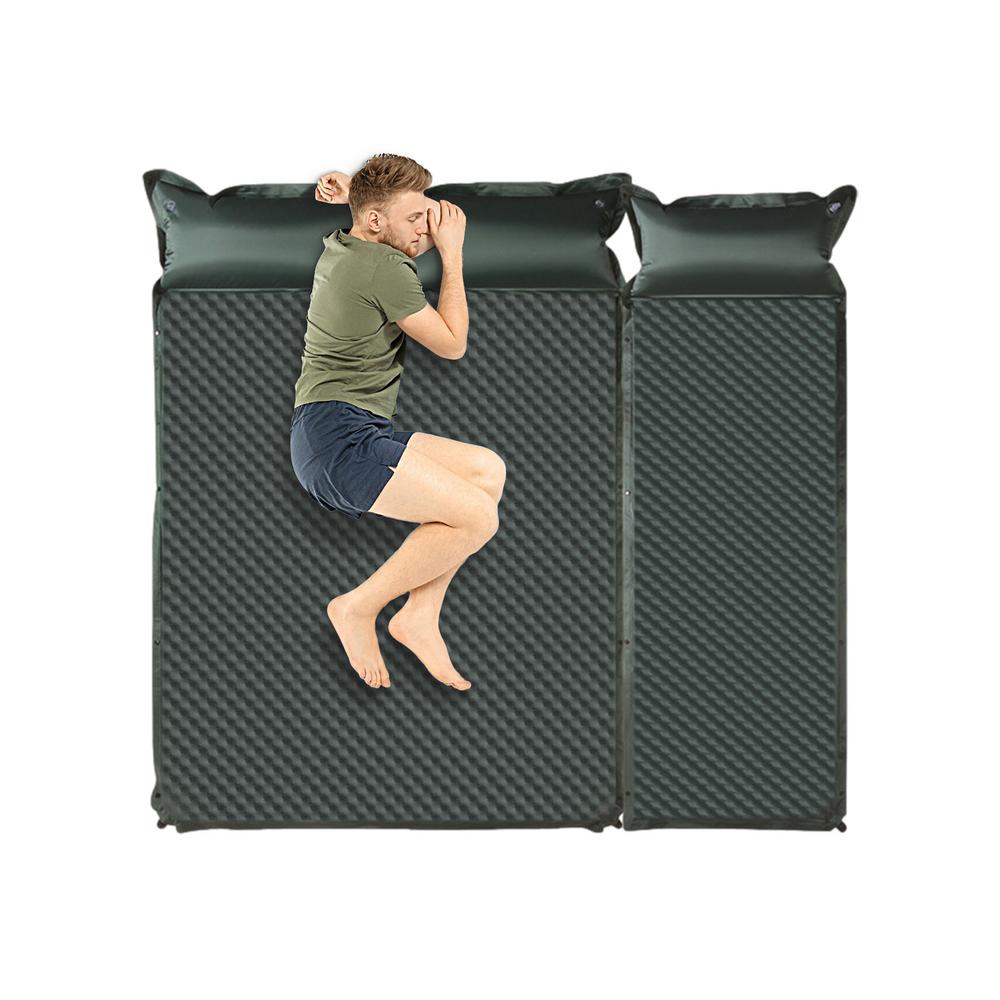 Kagrote Inflatable Camping Mattress Insulated Camping Pad Air Mattresses Camping Sleeping Mattress Camping Beds For Adults Ergonomic Portable For Backpacking For 3 Person fine